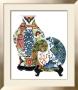 Oriental Vase And Plate by Pat Woodworth Limited Edition Print