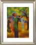 Dame In Gruner, Jacke Park by Auguste Macke Limited Edition Print