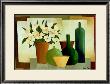 Flowers And Bottles I by Hans Paus Limited Edition Pricing Art Print