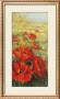 Red Poppy Panel by Carol Rowan Limited Edition Pricing Art Print