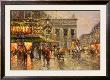 Vintage Parisian Street Scene by Richards Limited Edition Print