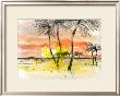 Glowing Sunset Over The Horizon In Hawaii by Kenji Fujimura Limited Edition Print