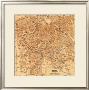 Mapa Di Roma, 1898 by Lorenzo Fiore Limited Edition Print