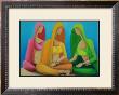 Blue Gathering by Sukhpal Grewal Limited Edition Print