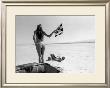 Pin-Up Girl: Salt Flat Checkerd Flag by David Perry Limited Edition Print