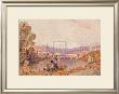 Figures Beside The Arno Near Florence by A. Vickers Limited Edition Print