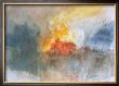 The Burning Of The Houses Of Parliament, C.1834 by William Turner Limited Edition Print