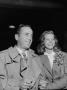 Humphery Bogart With Lauren Bacall, Arriving At Bromfield's Farmhouse For Their Wedding Reception by Ed Clark Limited Edition Print