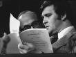 Samuel Dash And Rufus Edmisten Consult Papers During Watergate Hearings by Gjon Mili Limited Edition Pricing Art Print