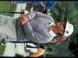 Actor Jack Nicholson Waiting To Tee Off At Lapd Golf Tournament by Mirek Towski Limited Edition Print