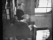 Man Being Assisted At Information Desk In The New York Public Library by Alfred Eisenstaedt Limited Edition Print