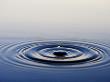 Ripples In Water From Droplet Breaking The Surface by Anders Ekholm Limited Edition Print