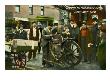 Lower East Side, New York, A Scene In Mulberry Bend 1890S With Passers-By Watching Knife Grinder by Hugh Thomson Limited Edition Pricing Art Print