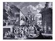 The South Sea Bubble - An Allegory, 18Th Century Engraving By William Hogarth by William Hole Limited Edition Print
