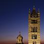 Dusk Shot Of Siena Cathedral Bell Tower by Beppe Raso Limited Edition Print