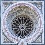 Florence Architectural Details, Rose Window, Duomo West Side by Mike Burton Limited Edition Print
