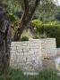 Curved Dry Stone Walling Topped With Lavandula Retains Olive Tree Terrace, Designer: Gina Price by Clive Nichols Limited Edition Pricing Art Print