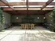 Casa Marrom, Sao Paulo, Outdoor Covered Dining Area And Kitchen, Architect: Isay Weinfeld by Alan Weintraub Limited Edition Print