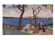 Les Cerisiers En Fleurs À Gotenyama by Ando Hiroshige Limited Edition Pricing Art Print