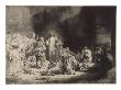 La Piã¨Ce Aux Cent Florins Ou Jã©Sus Guã©Rissant Les Malades; 1Er Ã‰Tat by Rembrandt Van Rijn Limited Edition Print