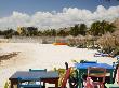 Colorful Table Settings, Tulum, Quintana Roo, Mexico by Julie Eggers Limited Edition Print