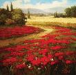 Red Poppy Trail by Hulsey Limited Edition Pricing Art Print