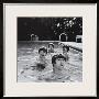 Paul Mccartney, George Harrison, John Lennon And Ringo Starr Taking A Dip In A Swimming Pool by John Loengard Limited Edition Print
