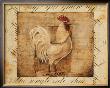 Rustic Farmhouse Rooster I by Kimberly Poloson Limited Edition Print