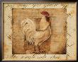 Rustic Farmhouse Rooster I by Kimberly Poloson Limited Edition Print