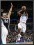 San Antonio Spurs V New Orleans Hornets: Chris Paul And Richard Jefferson by Layne Murdoch Limited Edition Print