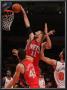 New Jersey Nets V New York Knicks: Brook Lopez by Nick Laham Limited Edition Print