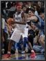 Minnesota Timberwolves V Dallas Mavericks: Brendan Haywood And Darko Milicic by Glenn James Limited Edition Print