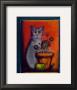 Framed Cat Iv by Jessica Fries Limited Edition Print