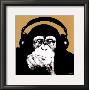 Headphone Monkey by Steez Limited Edition Print