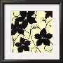 Cream With Black Flowers by Norman Wyatt Jr. Limited Edition Print