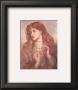 Study For A Portrait by Dante Gabriel Rossetti Limited Edition Print