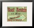 Boat Rentals by Grace Pullen Limited Edition Pricing Art Print