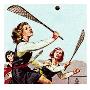Girls Playing Lacrosse by Mcconnell Limited Edition Print