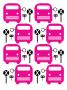 Pink Bus Stop by Avalisa Limited Edition Print