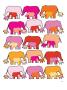 Warm Elephants by Avalisa Limited Edition Print