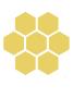 Yellow Honeycomb by Avalisa Limited Edition Print