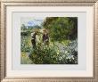Picking Flowers, 1875 by Pierre-Auguste Renoir Limited Edition Print
