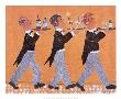 Waiters With Cocktails by Lizbeth Holstein Limited Edition Print