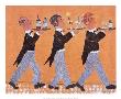 Waiters With Cocktails by Lizbeth Holstein Limited Edition Print