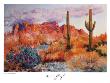 Superstition Sunset In March by Charlotte Klingler Limited Edition Pricing Art Print