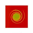 Whirl No. 6, Green On Bright Red by Michael Banks Limited Edition Pricing Art Print