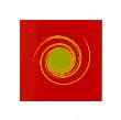 Whirl No. 6, Green On Bright Red by Michael Banks Limited Edition Print