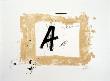 Lettre A, 1976 by Antoni Tapies Limited Edition Pricing Art Print