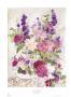 Peonies And Delphinium by Janet Walsh Limited Edition Print