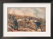 Siege And Barbette Guns, Fort Haskell, 1865 by Arthur Wagner Limited Edition Print